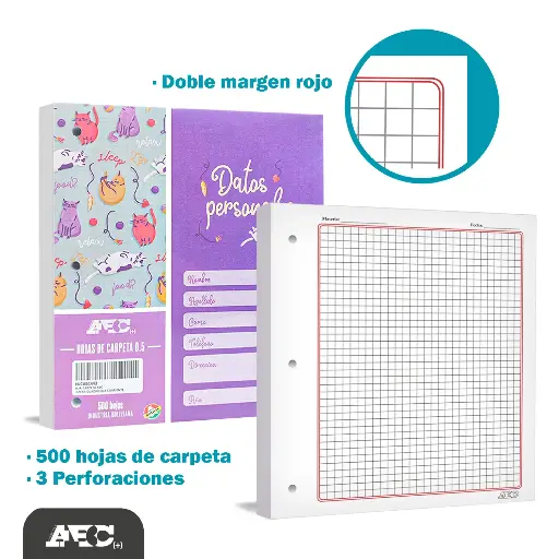 Hojas de Carpeta ABC